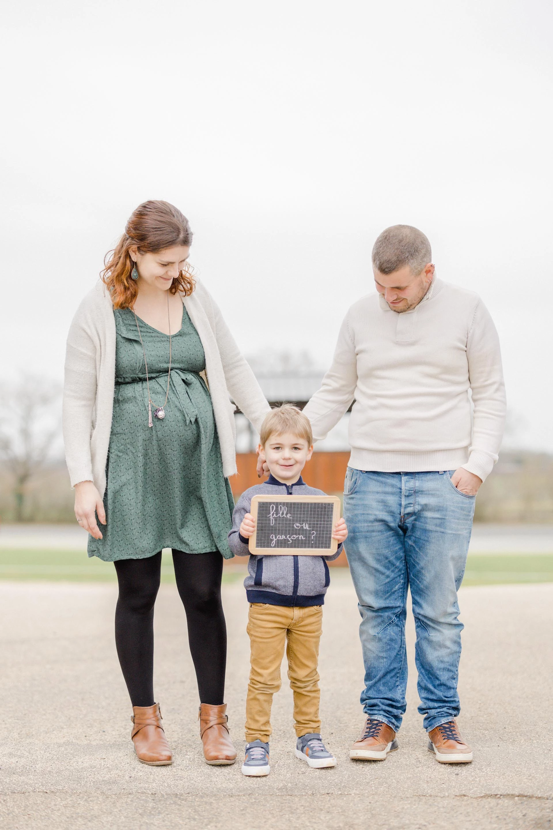 bonheur jeans enfant gris marron